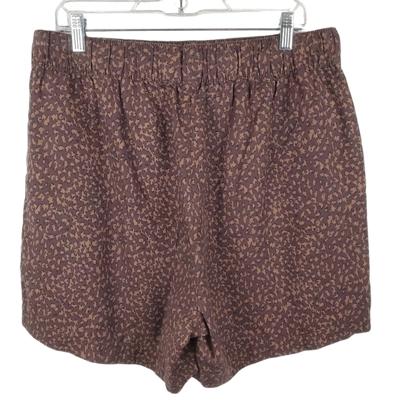 Social Standard Sanctuary XL Brown Cheetah Pull on Shorts Pockets - Picture 2 of 7